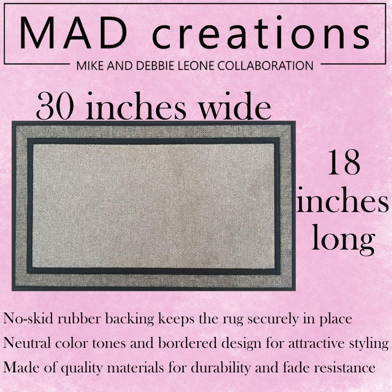 Funny Doormat Nice Underwear Mid Century 50's Etsy