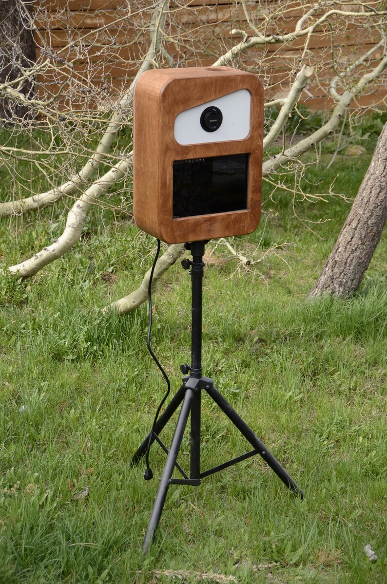 Photo Booth Kiosk Vintage Design With Surface Pro and Etsy