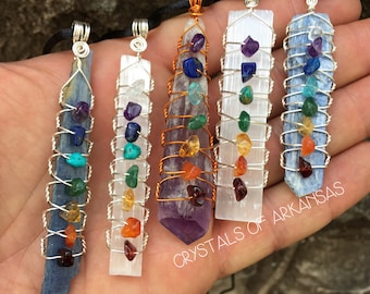 Collana In Metallo Con Pietra Preziosa Del Chakra Della Selenite - Foto 5