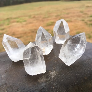CLEAR CRYSTAL POINT | Crystals for Grids | Stones for Plants | Crystals for Healing | Raw Minerals | Jewelry Making | Raw Quartz Stone Gem