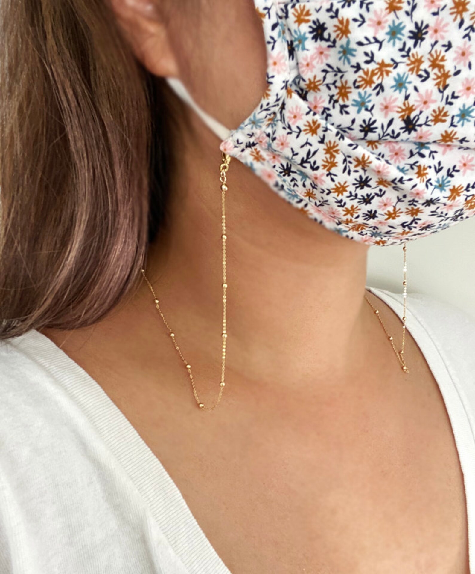 Face Mask Chain Mask Necklace Face Mask Chain Necklace Face Etsy