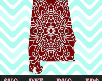 Download Alabama mandala svg | Etsy