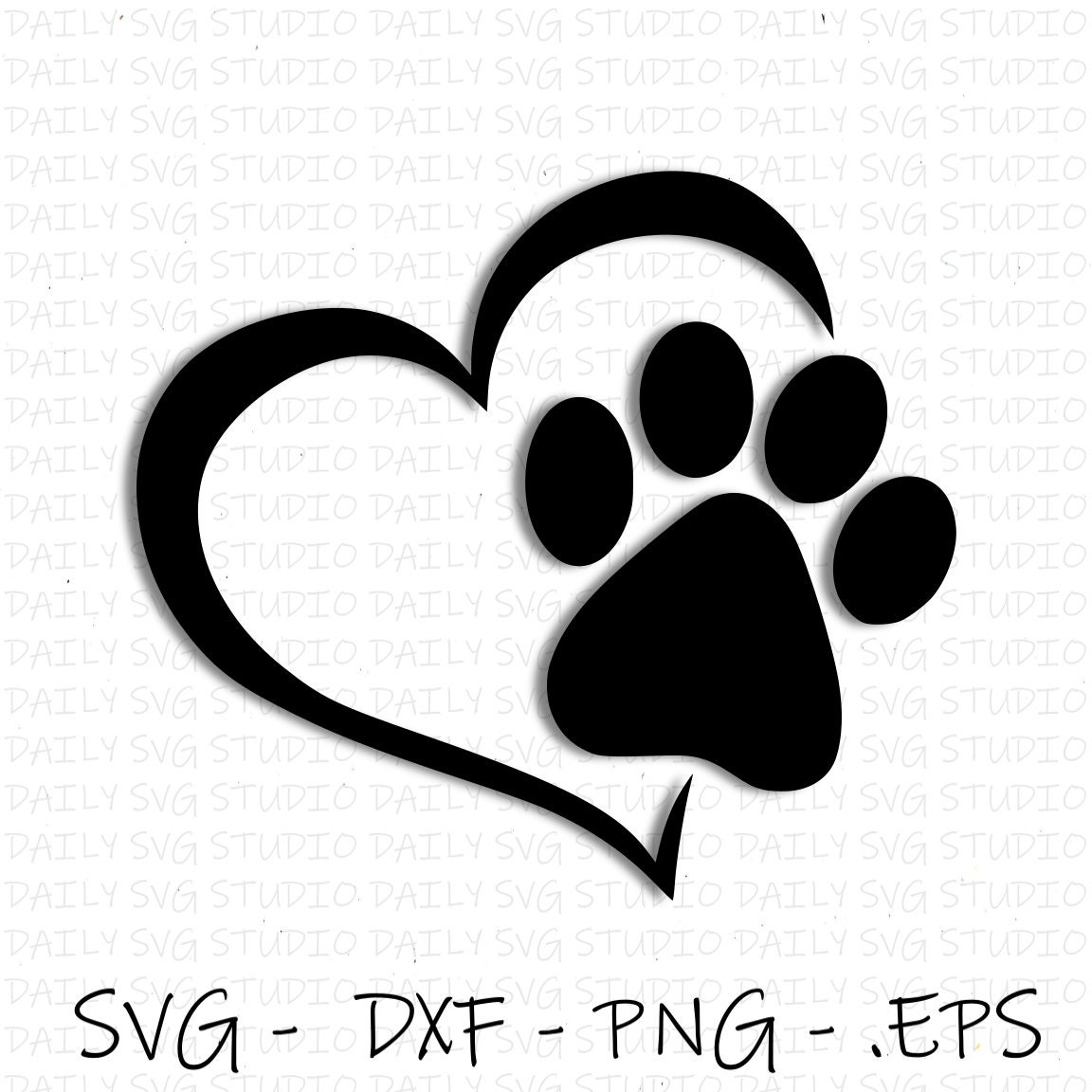 Free Free 334 Love Dog Paw Svg SVG PNG EPS DXF File