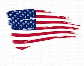 US Flag Svg, Distressed Flag SVG, American Flag svg, US flag clipart svg dxf png eps Files for Cutting Machines Cameo Cricut