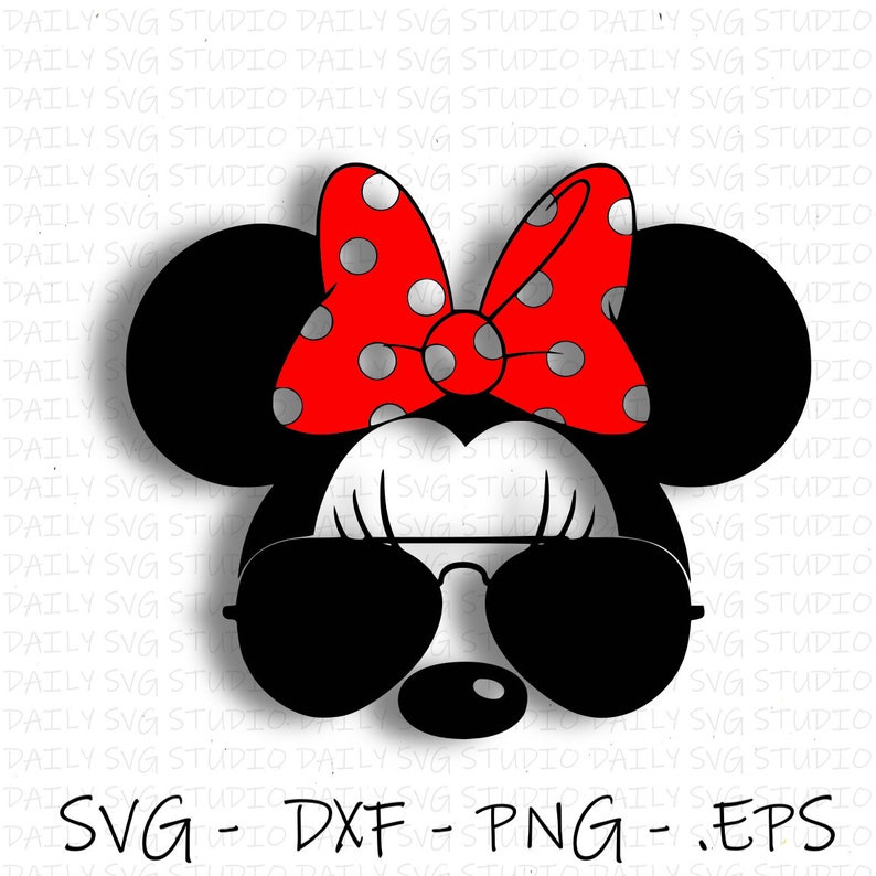 Download Minnie Mouse Sunglesses Svg Minnie Mouse SVG Disney | Etsy