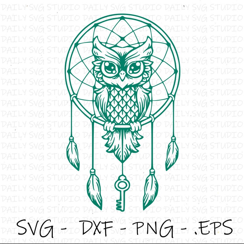 Download Owl Dream Catcher SVG Owl SVG Dream Catcher SVG Clip Art ...