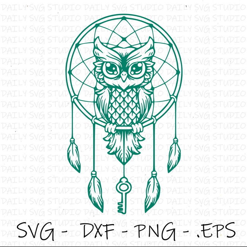 Download Owl Dream Catcher SVG Owl SVG Dream Catcher SVG Clip Art ...