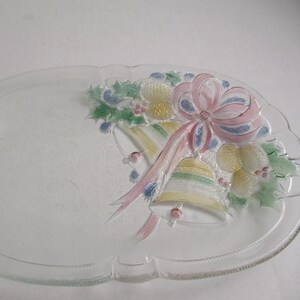 Mikasa Festive Bells Oblong Platter 10 1/4&quot; Holiday Serving Dish Christmas Tableware Seasonal Entertaining Gift