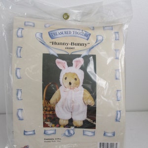 Vintage Bear Bunny Costume: Includes Slippers - Treasured Toggery