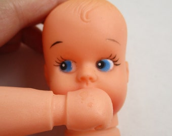Vintage Baby Doll Heads - Retro Thumb Sucking Arms, 6 Count for Doll Making