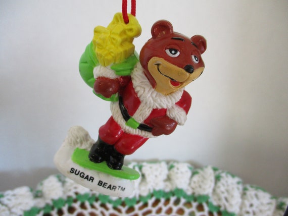 Sugar bear christmas ornament 1990 Clearance