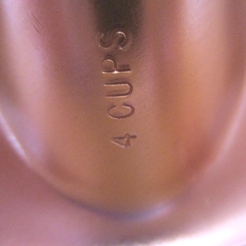 Vintage Copper Jello Mold: Retro Kitchen Decor (4-Cup) imagen 3