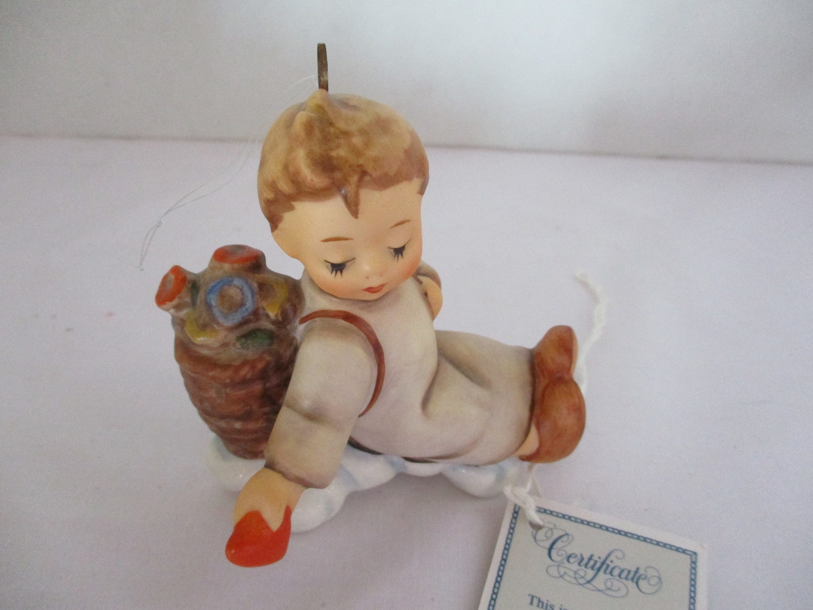 Vintage M.I. Hummel Goebel 1989 Christmas Ornament with original Box Love from Above