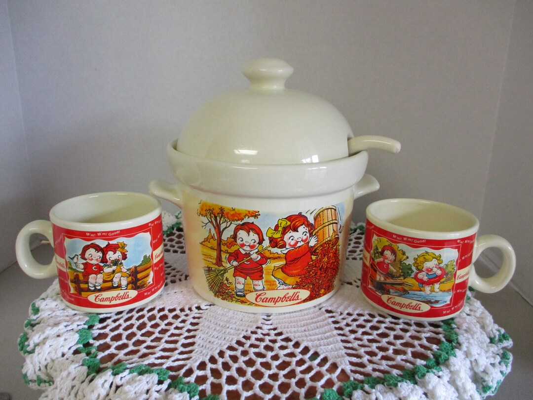 Vintage Campbell Soup Tureen Set Etsy