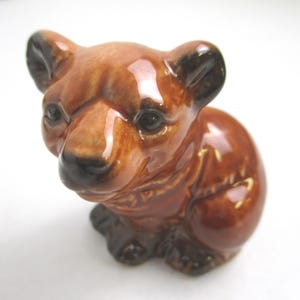 Brown Bear Cub Figurine | Vintage West Germany Goebel Collectible | Adorable Home Decor & Gift for Animal Lovers