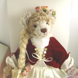 Collectible Vintage Rapunzel Teddy Bear Plush by Annette Funicello Bear Company – Rare Gift Toy Keepsake