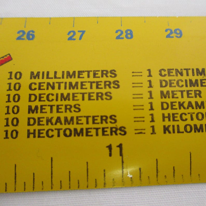 McDonalds Restaurant, Vintage McMetrics Ruler, Retro Collectible Memorabilia image 5