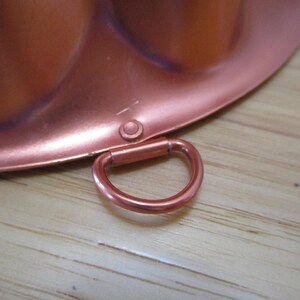 Vintage Copper Jello Mold: Retro Kitchen Decor (4-Cup) imagen 9