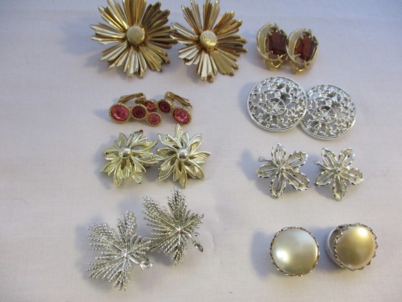 Vintage Collection of Sarah Coventry Earrings - image 1