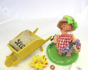 Vintage Annalee Society Logo Kid Doll: 1996 Collectible Plush Toy
