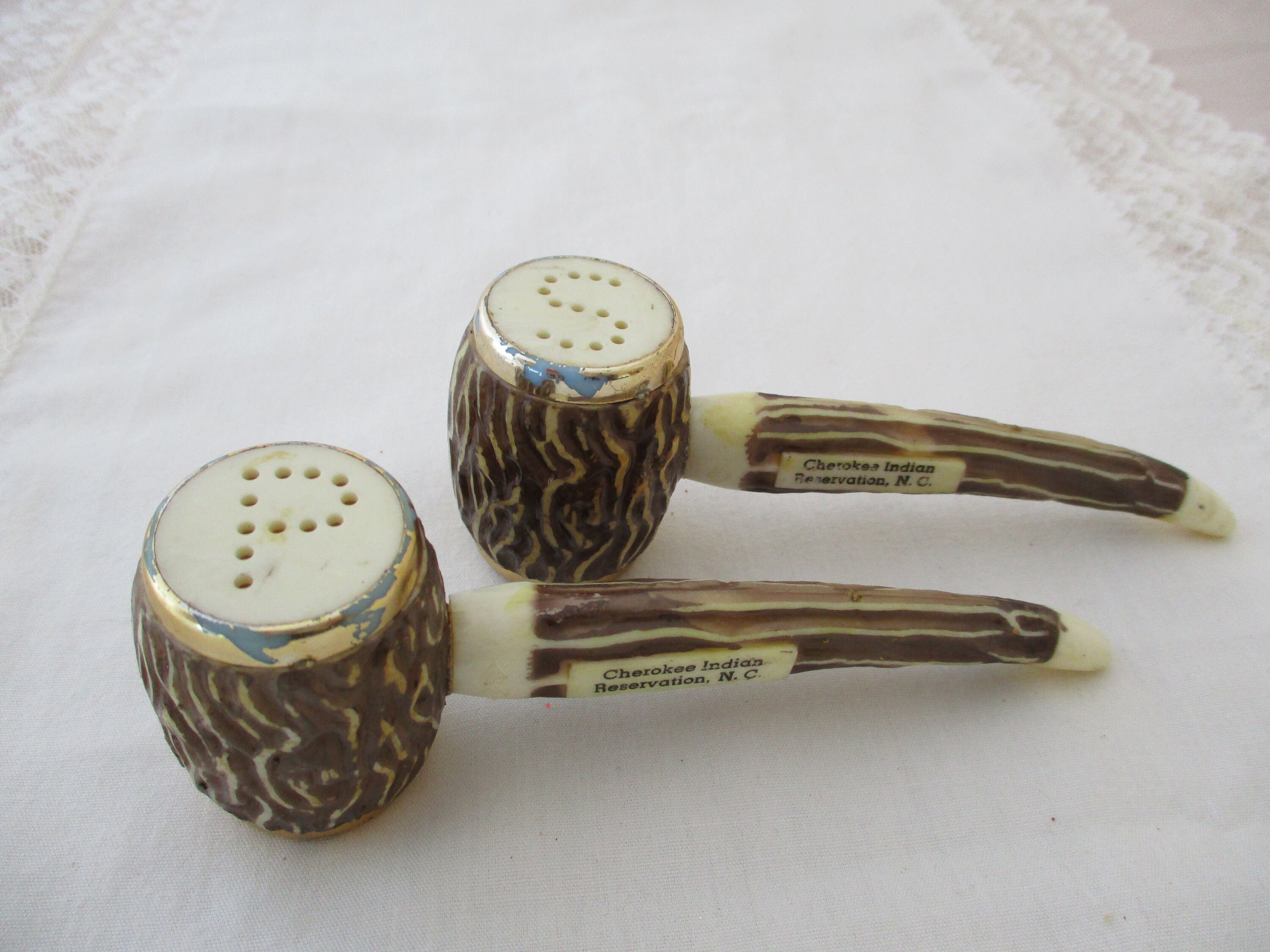 Corn Cob Pipe Souvenir Salt and Pepper Shakers Etsy