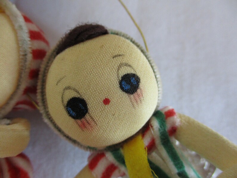 Vintage Pixietype Christmas Ornaments Etsy