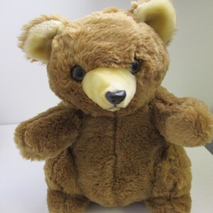 Vintage Daekor Plush Bear: 1980s Brown Stuffed Animal