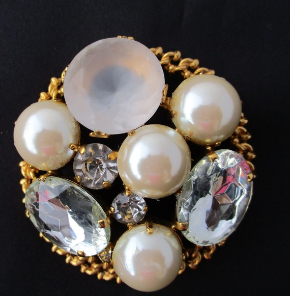 Vintage Large  Brooch, Les Bernard Designer - image 4