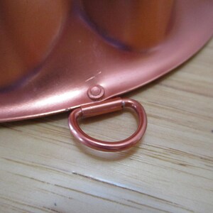 Vintage Copper Jello Mold: Retro Kitchen Decor (4-Cup) imagen 4