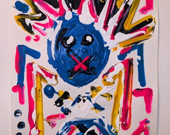 Painting Titled "Say Something!" by Justin Howcroft, 2024