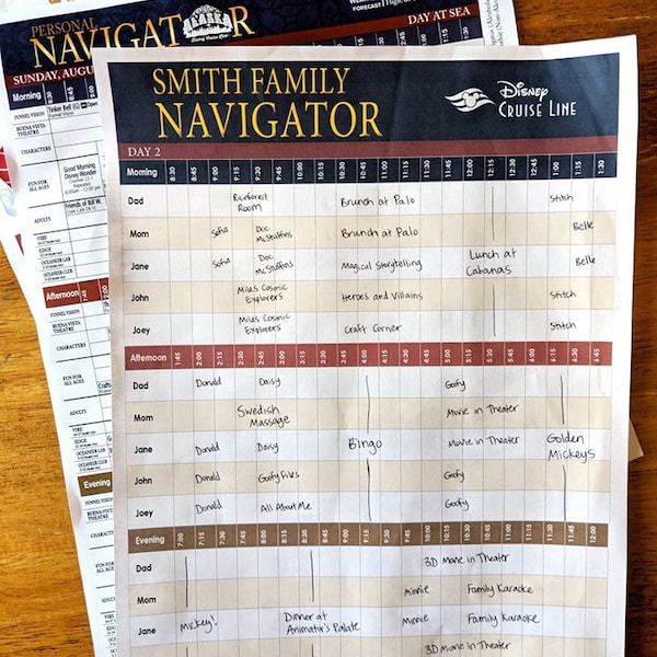 Custom Family Navigator - Disney Cruise Line - Fish Extender Gift