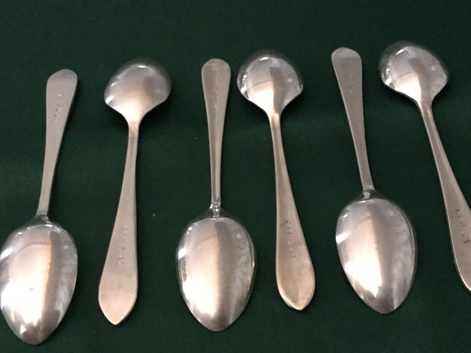 Vintage EPNS A1 Demitasse Spoons. X6 Etsy
