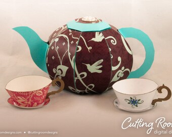 Download Svg 3d Tea Cup Etsy