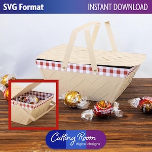 Picknick-Korb-Leckerli-Box - Digital Download SVG