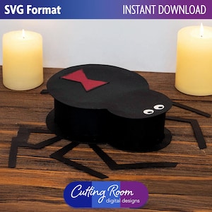 Spider Treat Box Halloween Gift - Digital Download SVG