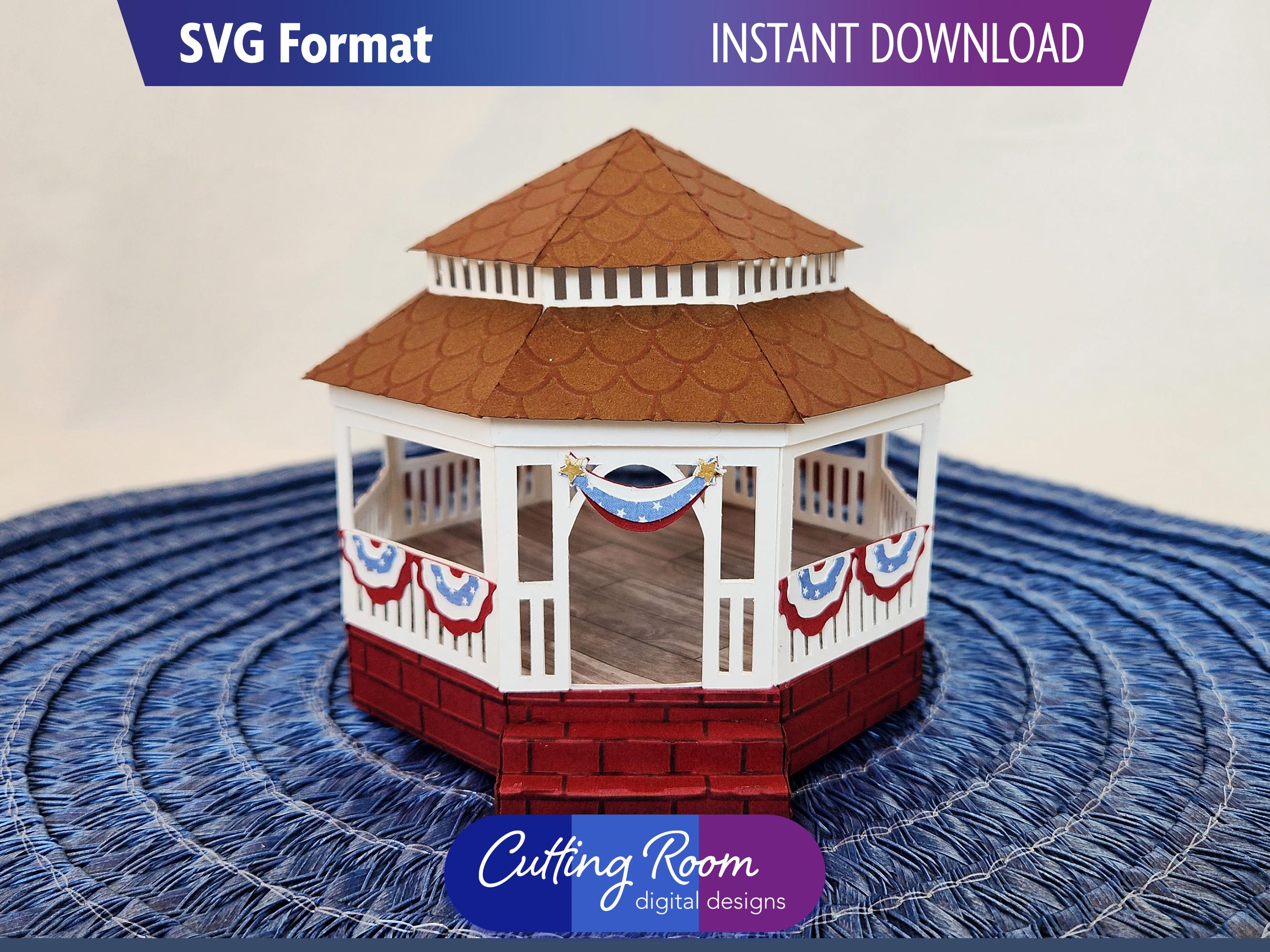 Miniature Gazebo Lighted - Etsy