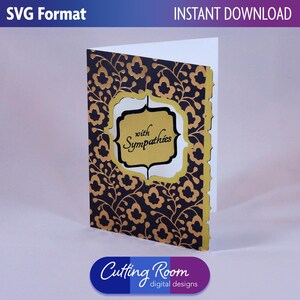 Mit Beileidskarte - Spinner Card DIGITAL DOWNLOAD