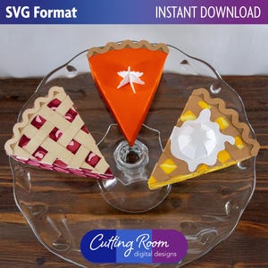 Caixas de presente para fatias de torta - Download digital SVG