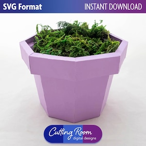 Bloempot of plantenbak - digitale download SVG