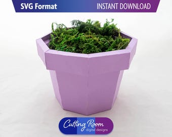Vaso o fioriera - Download digitale SVG