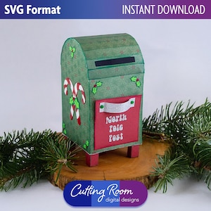 Straßenbriefkasten Valentinstag und Weihnachtsgeschenkbox - Digital Download SVG