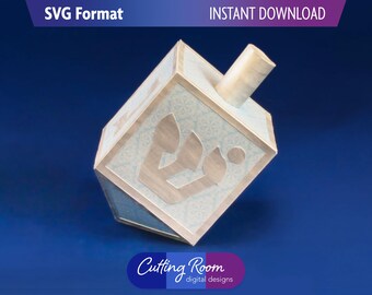 Dreidel Gift Box - Digitaler Download SVG