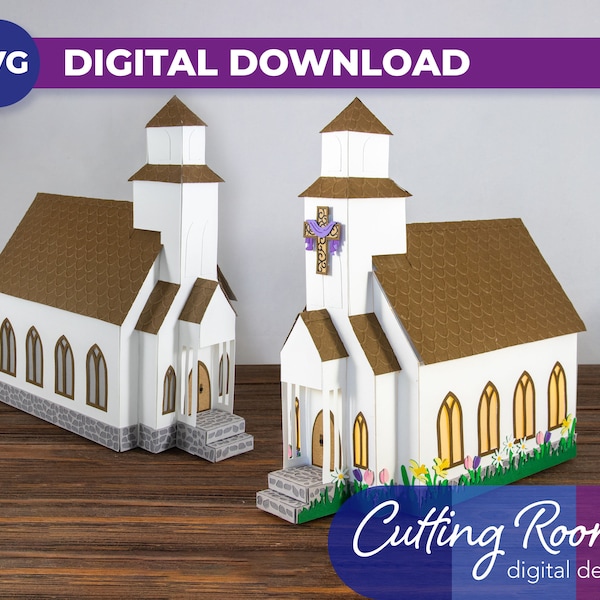 Easter and Spring Church - Digital Download SVG