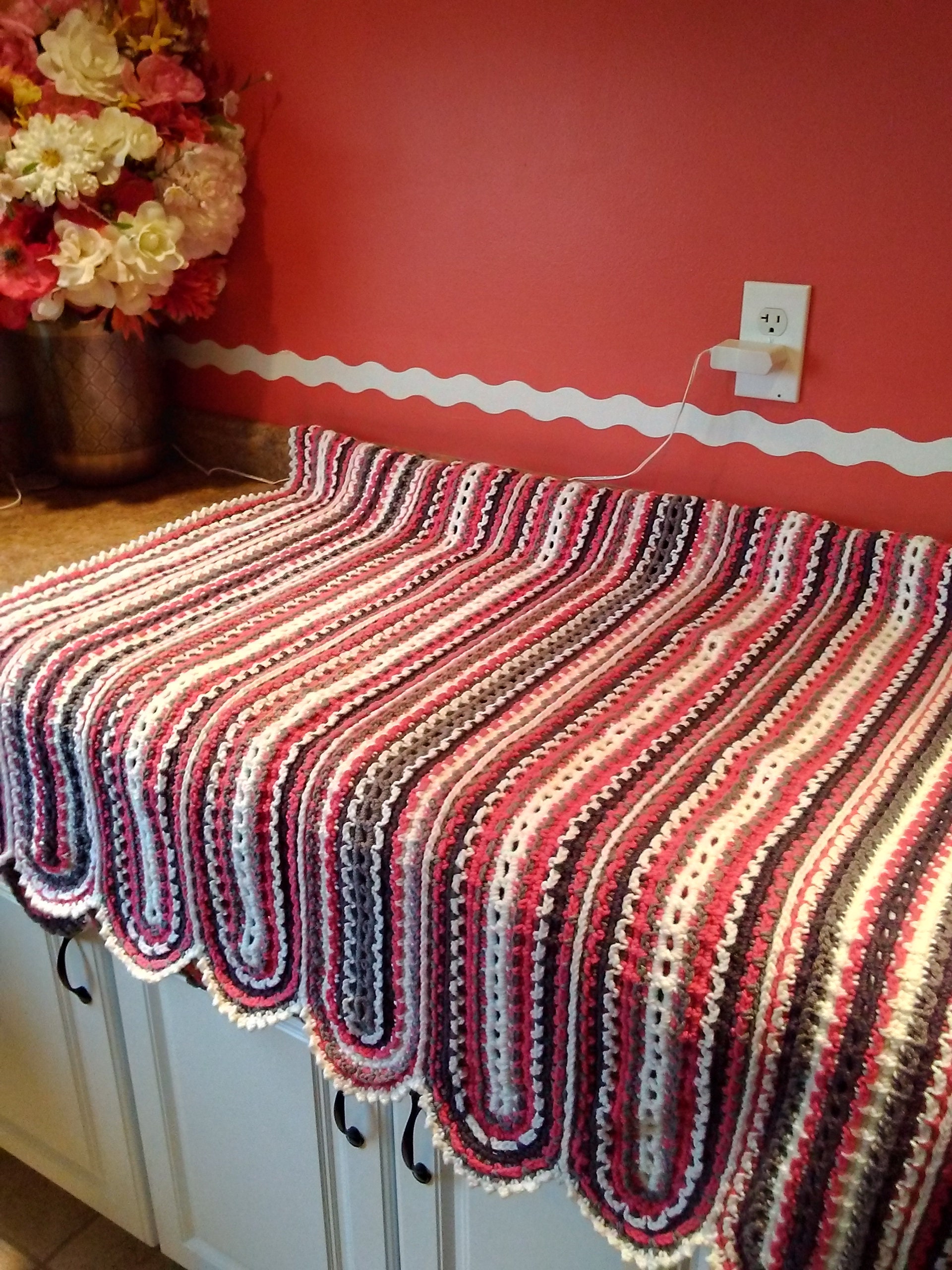 handmade afghan done in mile a minute style Etsy Italia