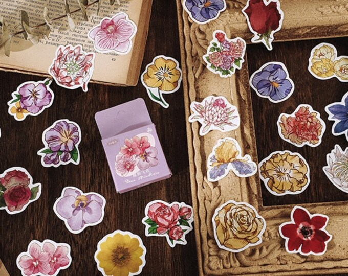 Bloemen stickers
