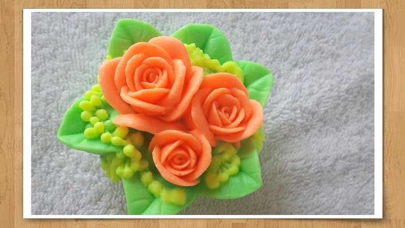 "Violets" flower silicone mold for soap and candles making mould molds "Violets" flower silicone mold for soap and candles making mould molds