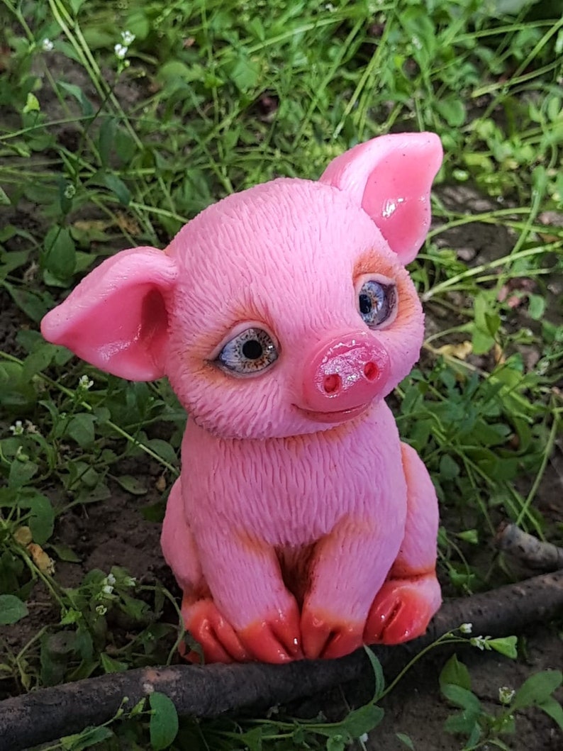 3D silicone mold Pretty Pig for soap candle gypsum Etsy