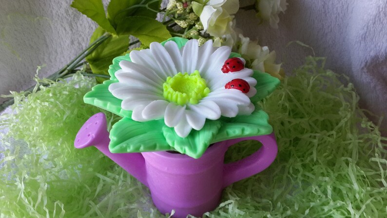 3D silicone mold a watering can silicone mold for soap gypsum chocolate candles