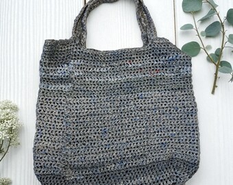 Tote bag made with recycled plastic bags | Market bag