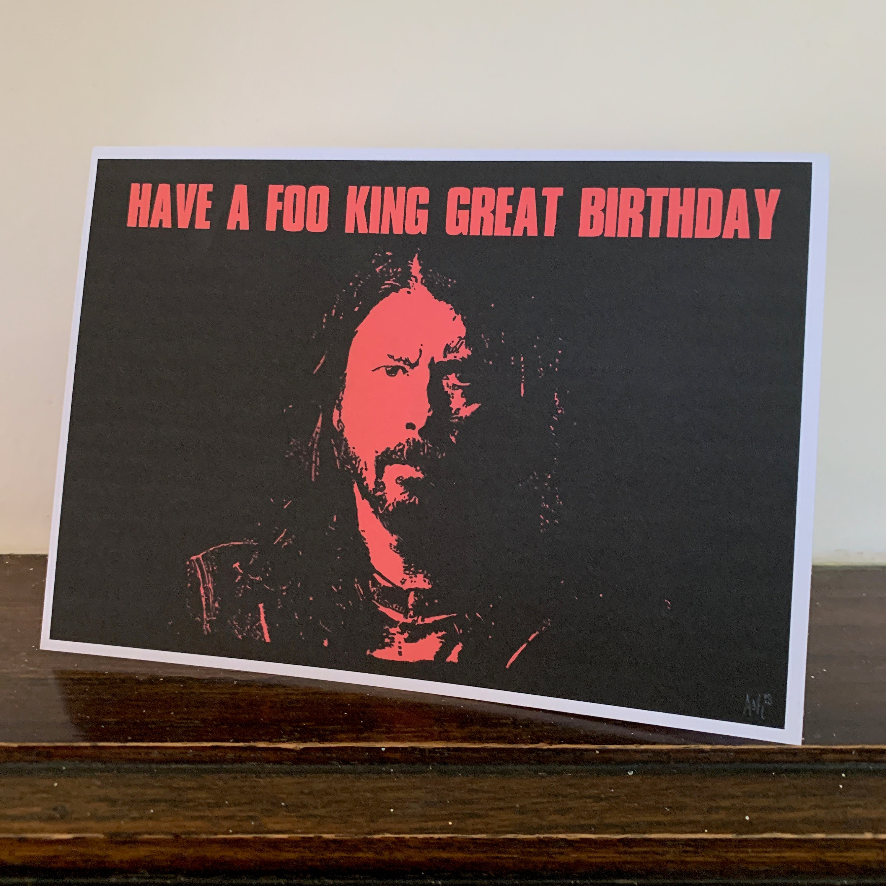 Dave Grohl Foo Fighters 2022 Office Desktop Holiday Calendar Key ring 